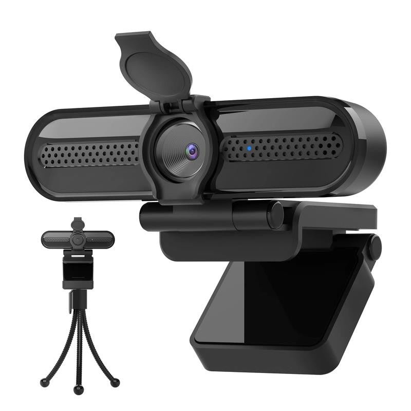 2K/1080P Webcam with 2 Microphones for Laptop Conference Streaming PC USB Web Ca