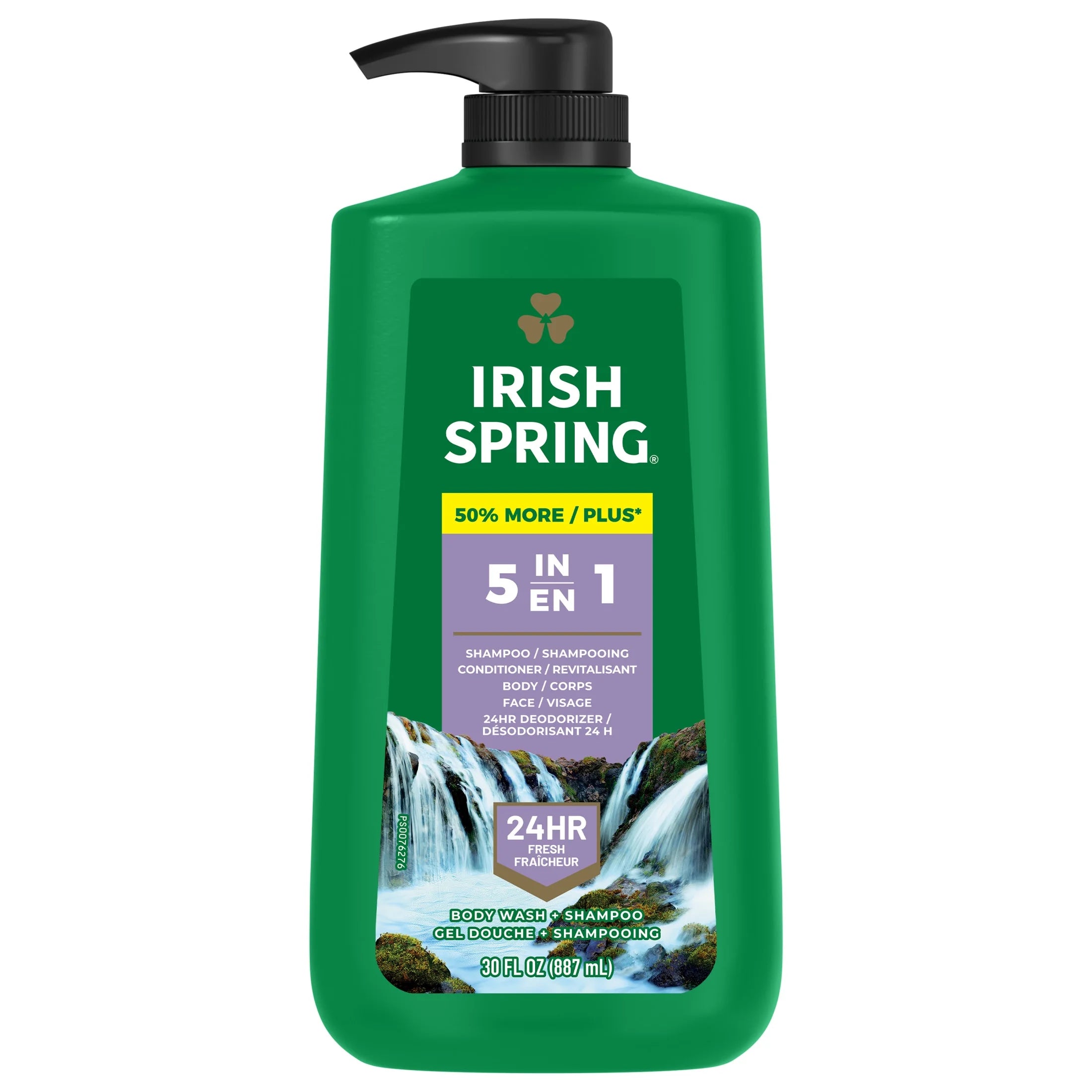 5 in 1 Body Wash for Men, Men'S Body Wash, All Skin Types, 30 Fl Oz Bottle