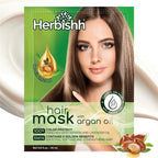 (4 Pack)  Argan Hair Mask with Keratin for Deep Conditioning & Hydration, Revives Frizzy & Damaged Hair, Sulfate & Paraben Free, 25 Ml