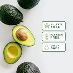 Eva+Avo Sulfate Free Shampoo with Avocado Oil, Adults, All Hair Types, 8 Fl Oz