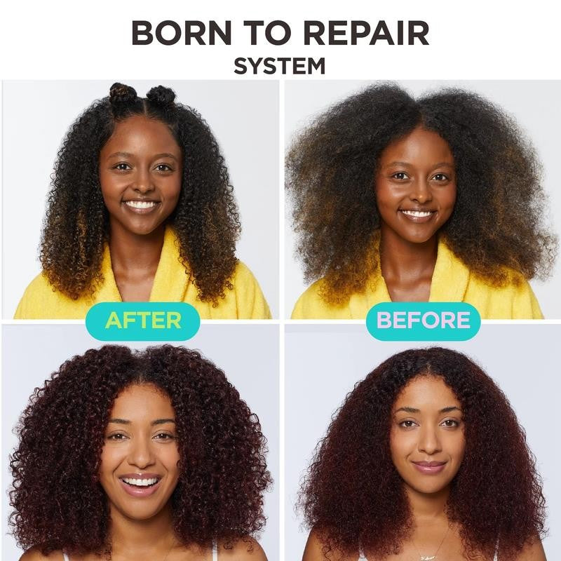 Born to Repair Sulfate- Free Nourishing Shampoo, for All Hair Types, 11 Fl Oz