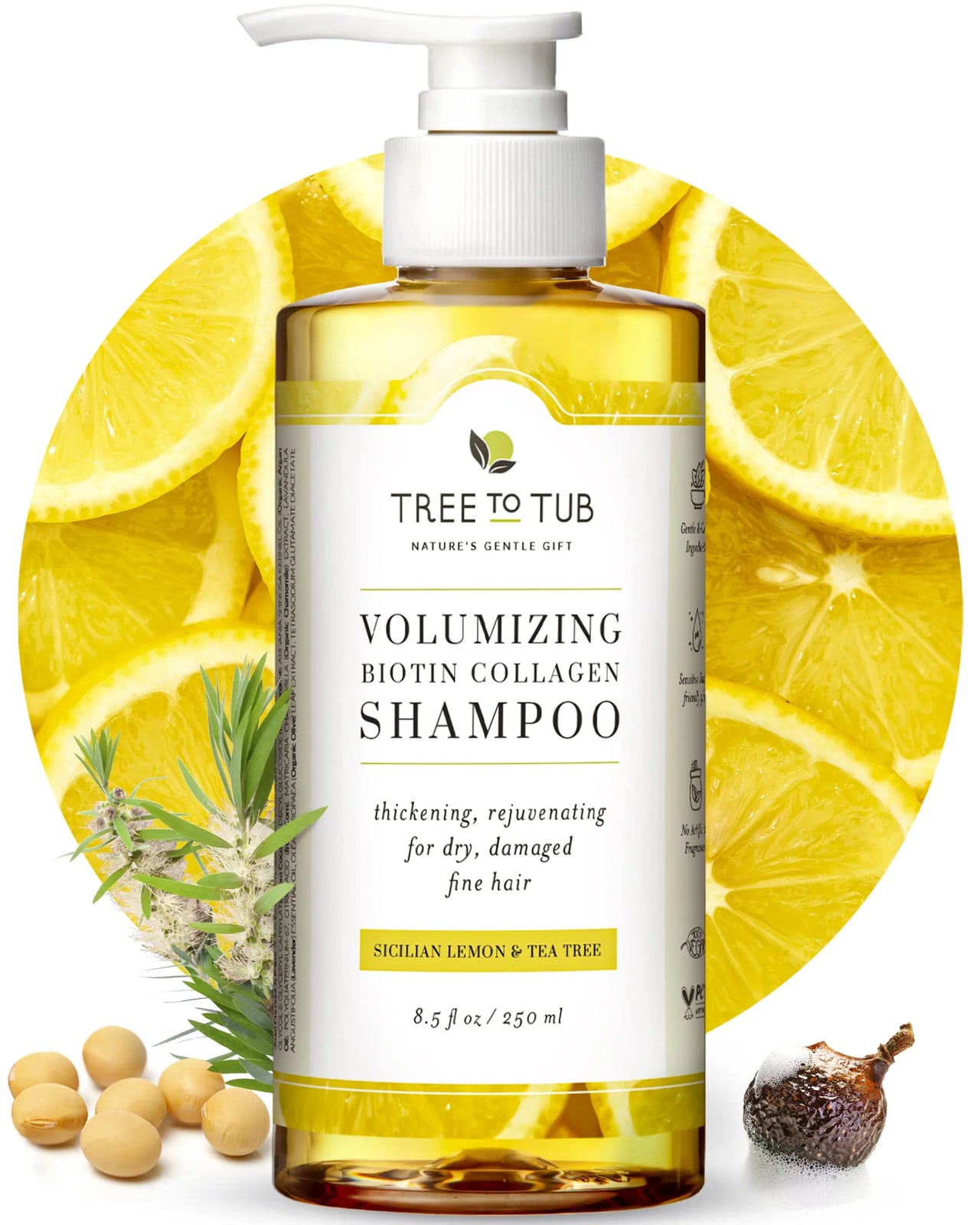 Biotin Shampoo - Biotin and Collagen Shampoo, Volumizing Hair Thickening Shampoo