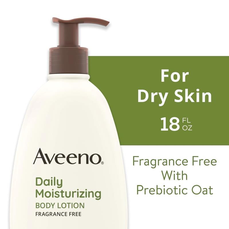 Daily Moisturizing Body Lotion and Facial Moisturizer for Face, Body and Dry Ski