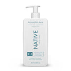 Native 2N1 Shampoo and Conditioner, Cashmere and Rain, Sulfate Free, 16.5 Fl Oz