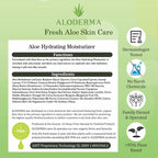 Aloe Hydrating Face Moisturizer with 71% Organic Aloe Vera - Face Lotion for Wom