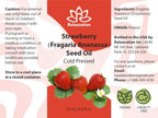 100% Pure Strawberry Seed Oil – Cold Pressed, Natural Moisturizer for Skin, Hair