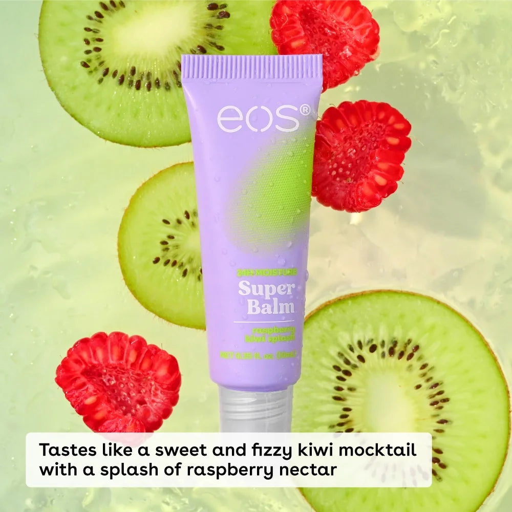 24H Moisture Super Balm- Raspberry Kiwi Splash, 0.35 Fl Oz/1Pk