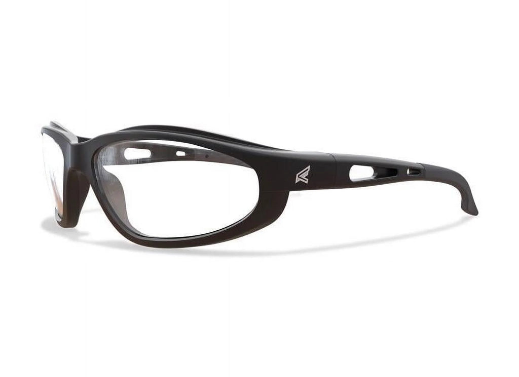 Edge Eyewear Safety Glasses, Clear, Black SW111