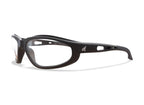 Edge Eyewear Safety Glasses, Clear, Black SW111