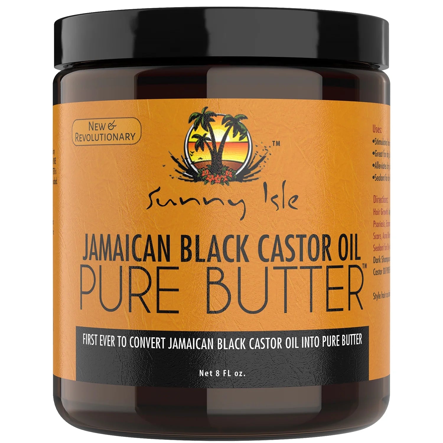 Black Castor Oil Pure Butter (Original) 8Oz