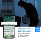 2 Pack 5G Wifi Waterproof Surveillance Camera, IR Night Vision, Motion Detection