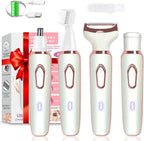 Electric Razor for Women Electric Shaver, Trimmer for Women 4 in 1 Hair Trimmer,