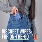 A Little Discretion Please, Individually Wrapped Flushable Wipes with Vitamin E