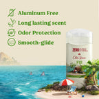 Deodorant for Men, Aluminum Free, Invisible Solid Deodorant Stick, Fiji, 3 Oz
