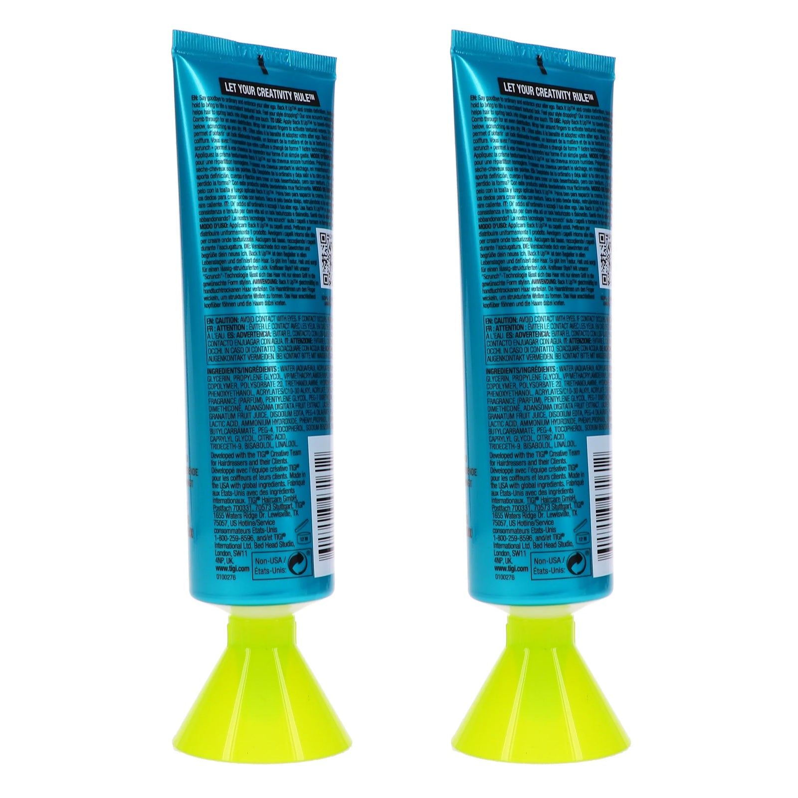 Bed Head Back It up Texturizing Cream 4.23 Oz 2 Pack
