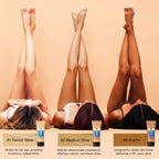 Airbrush Legs Lotion, Flawlessly Covers Leg Imperfections, Long Lasting & Waterproof Leg Makeup Cream,#2 Medium Glow