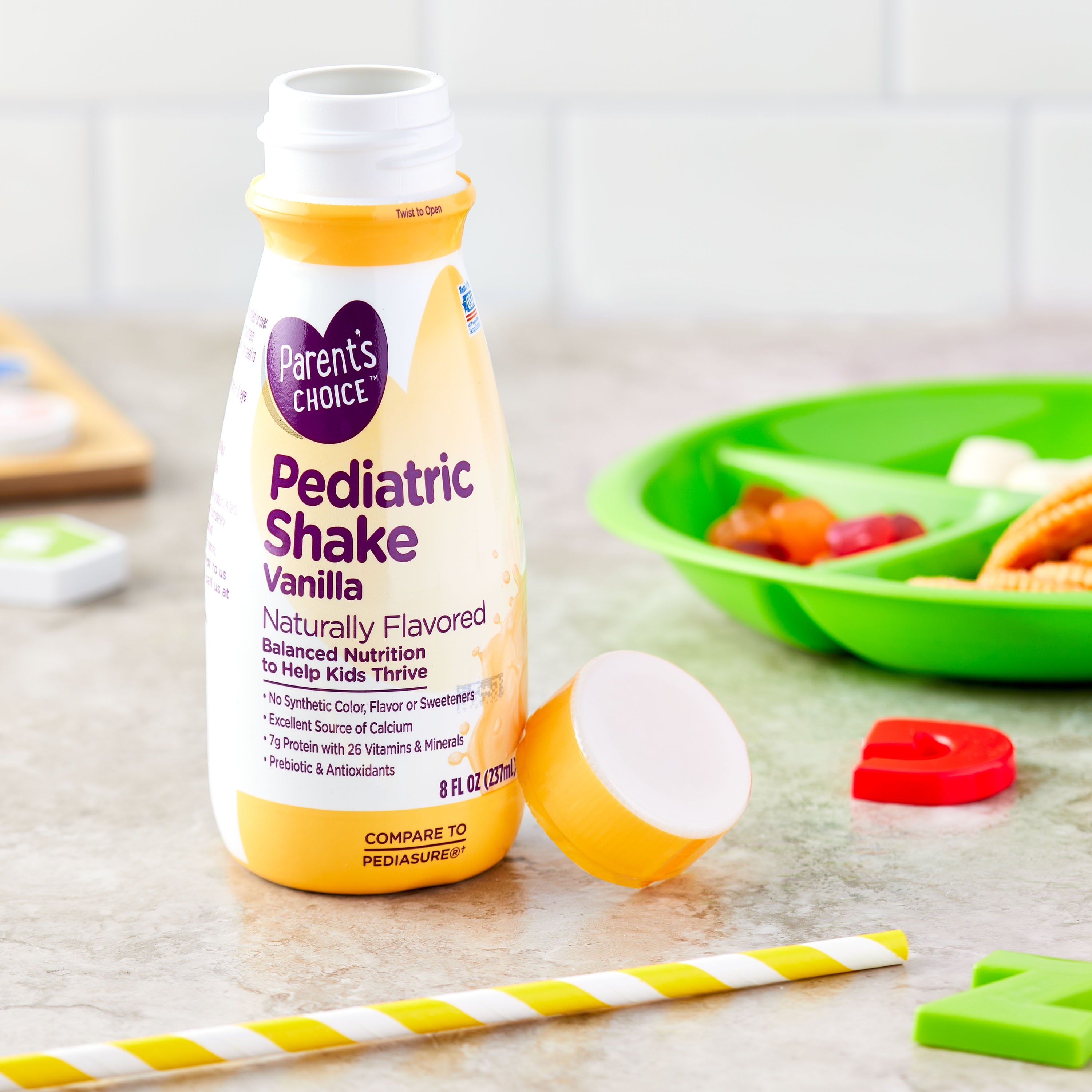 Parent'S Choice Pediatric Shake, Vanilla, 8 Oz Bottle, 6 Shakes