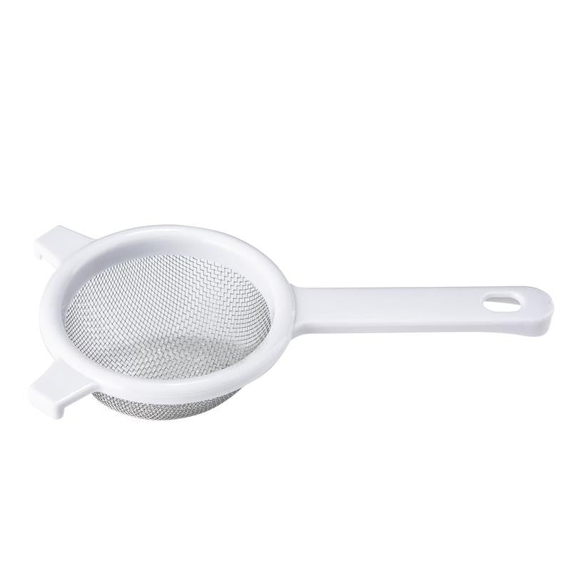 Classic Stainless Steel Mesh Strainer, 4 Inches in Diameter, White
