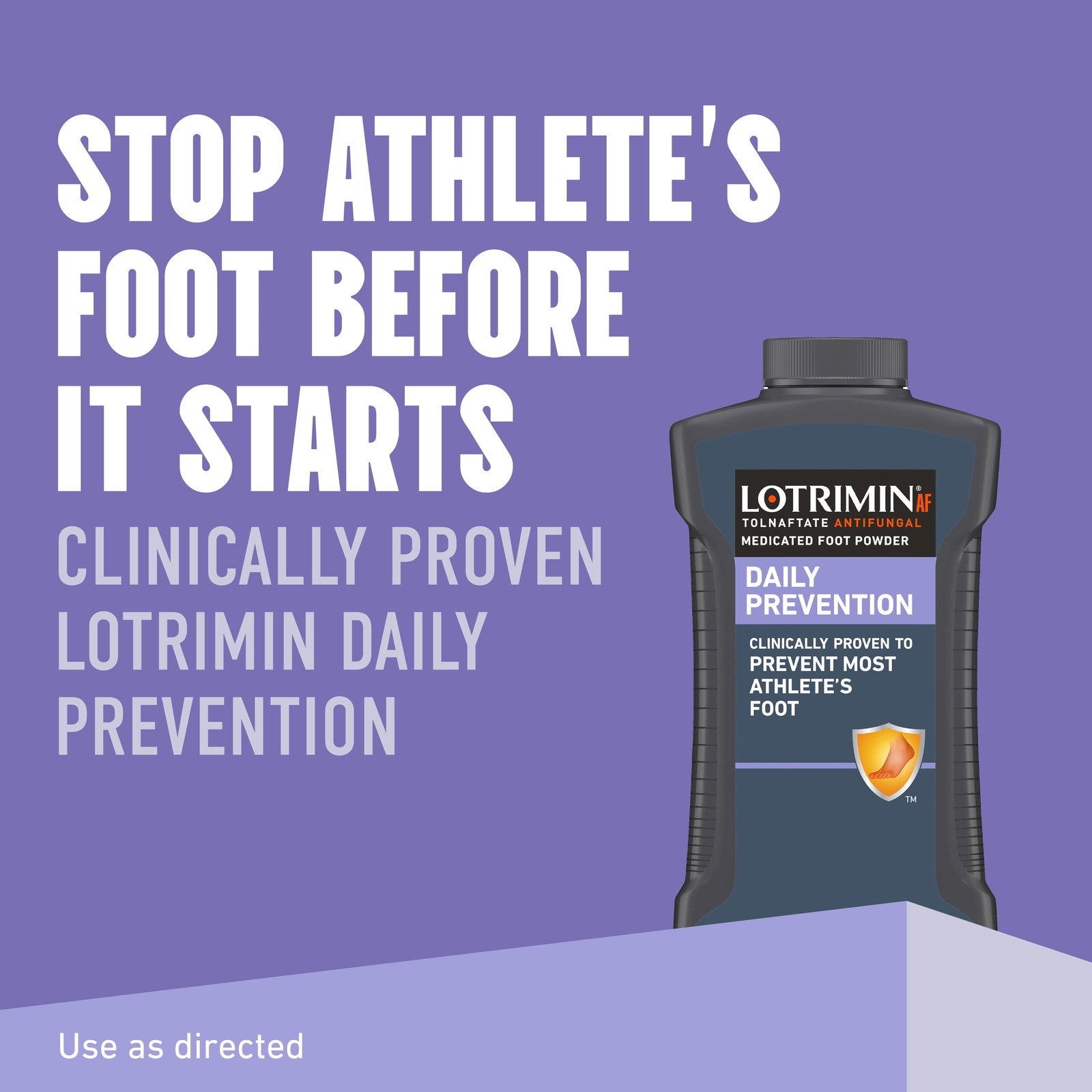 Athlete'S Foot Daily Prevention Medicated Foot Powder, 3 Oz
