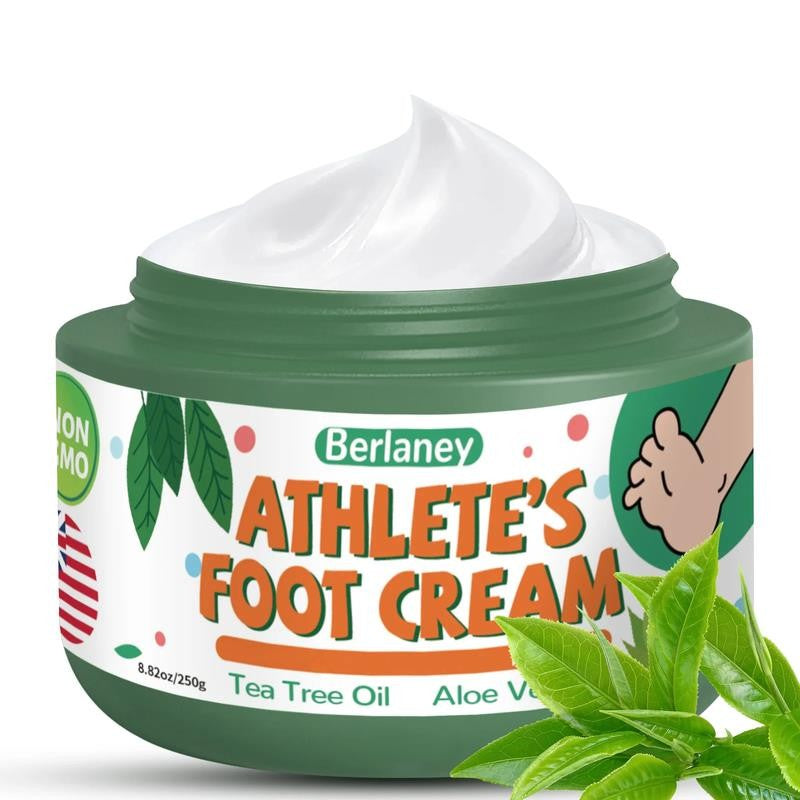 Athletes Foot Treatment Extra Strength - 8.82Oz Foot Cream with Tea Tree Oil & A