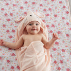 Parent'S Choice 2-Pack 30" X 30" Bunny Hooded Towel