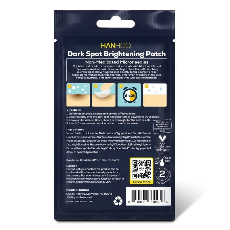 2% Niacinamide Clear Brightening Patch, Face Treatment, 6 Ct.