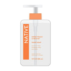 Native Sweet Peach & Nectar Liquid Hand Soap 13 Fl Oz