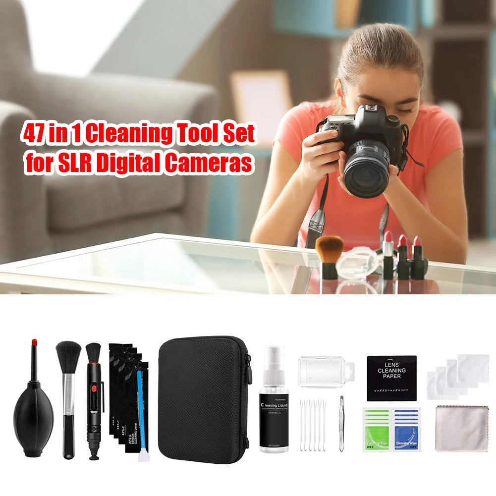 7-47PCS Camera Cleaner Kit DSLR Lens Digital Camera Sensor Cleaning Set for Sony