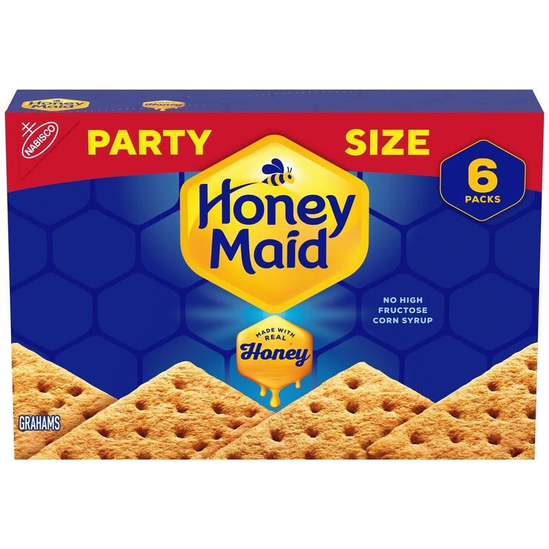 Graham Crackers, Lunch Snacks, Party Size, 28.8 Oz