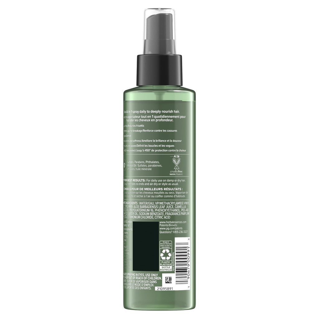 All-In-1 Nourishing Spray, Certified Pure Plants, with Aloe and Camellia Flower