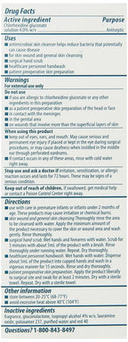 Antiseptic Skin Cleanser, Wound & General Skin Hygiene Solution, 4 Oz