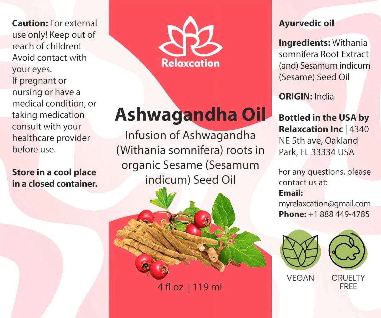 Ashwagandha Oil (0,5Oz)