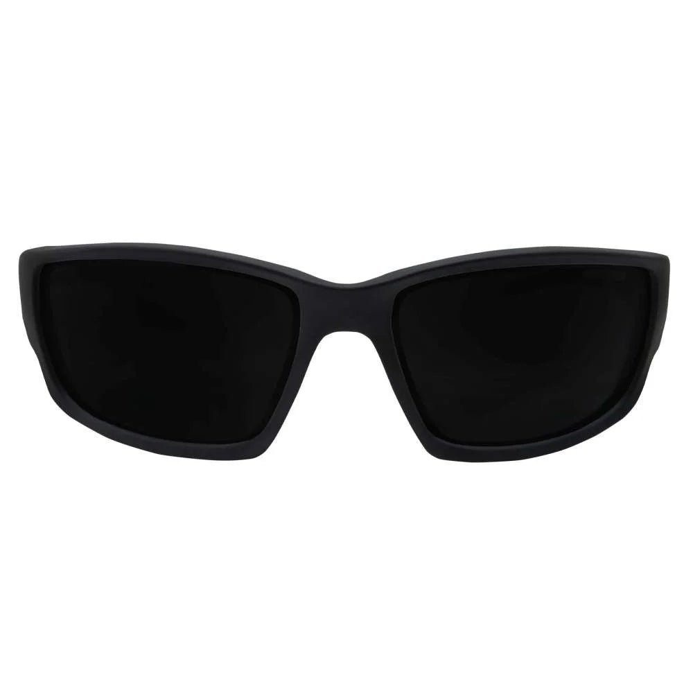 Edge Eyewear Safety Glasses,Smoke Lens Color,Black SK136