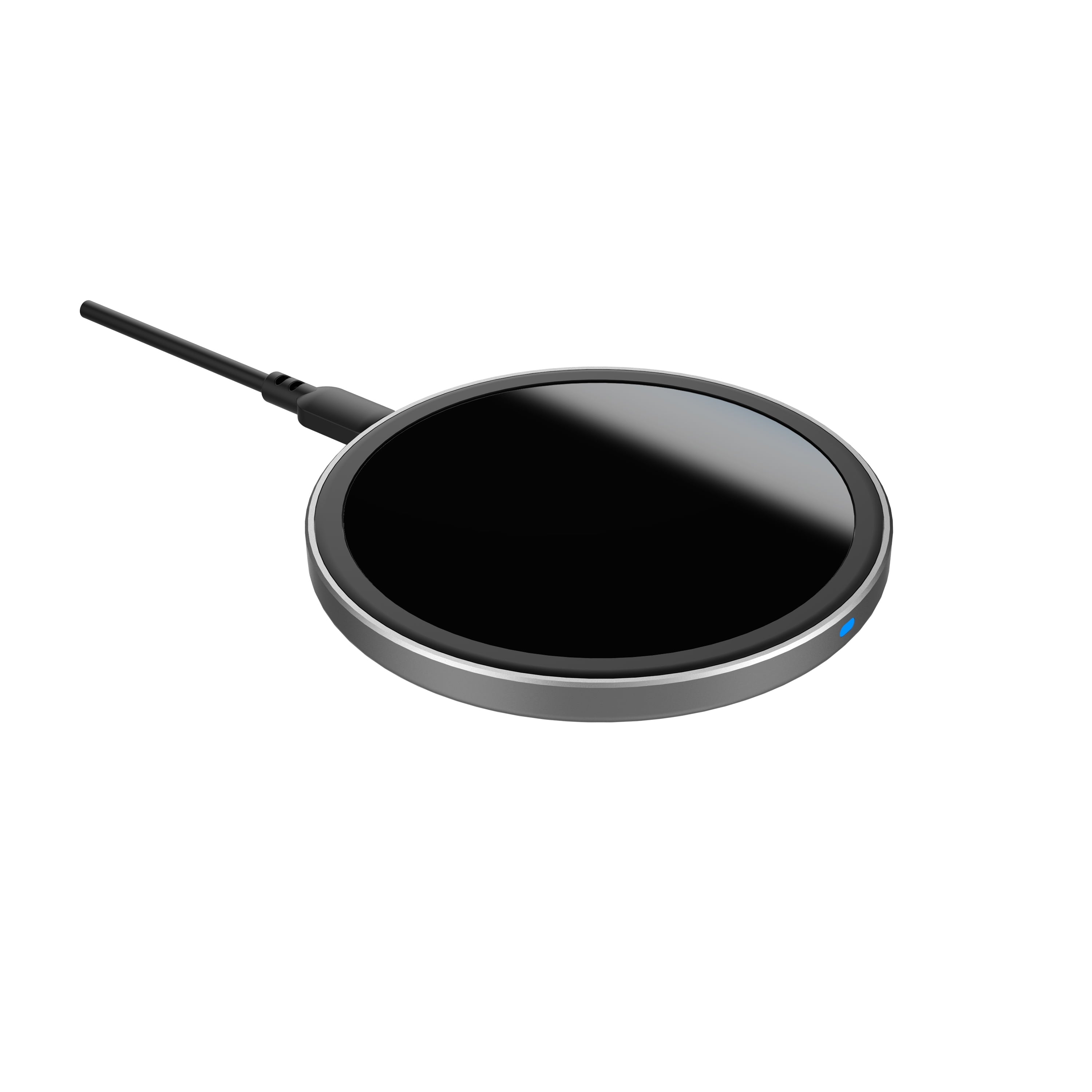 Onn. 10W Wireless Charging Pad Compatible with Iphone 13/12/11/XS/X/8 Series, Samsung Galaxy Series, Etc