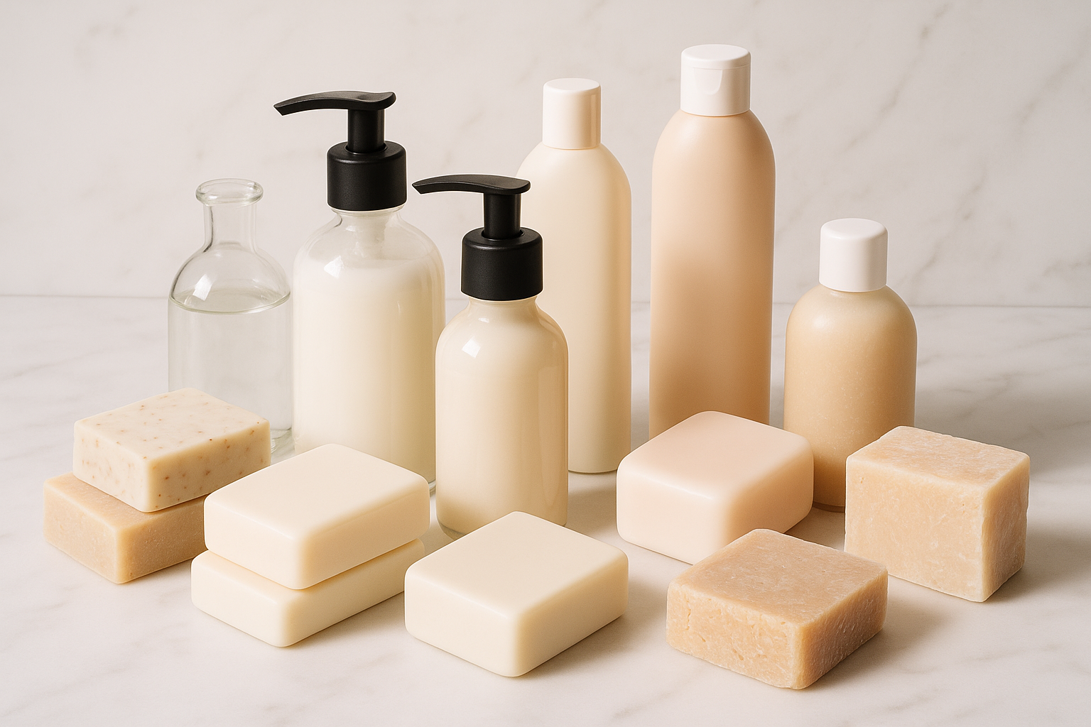 soaps lotions shampoos 